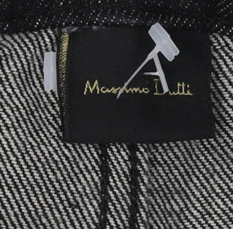 Massimo Dutti Women's Black Straight Jeans UK 10