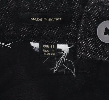 Massimo Dutti Women's Black Straight Jeans UK 10