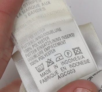 Adidas Men's Beige Basic Jacket Medium Zip Sports