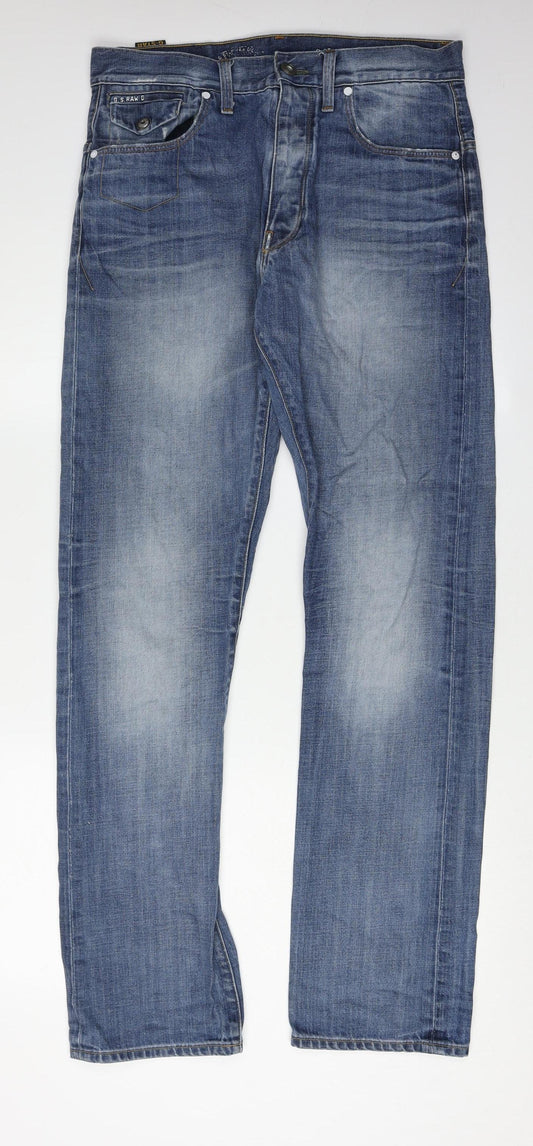 G-Star Raw Men's Blue Tapered Jeans 31 Waist