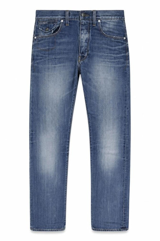 Front view of G-Star RAW Men's Blue Tapered Jeans 31 Waist