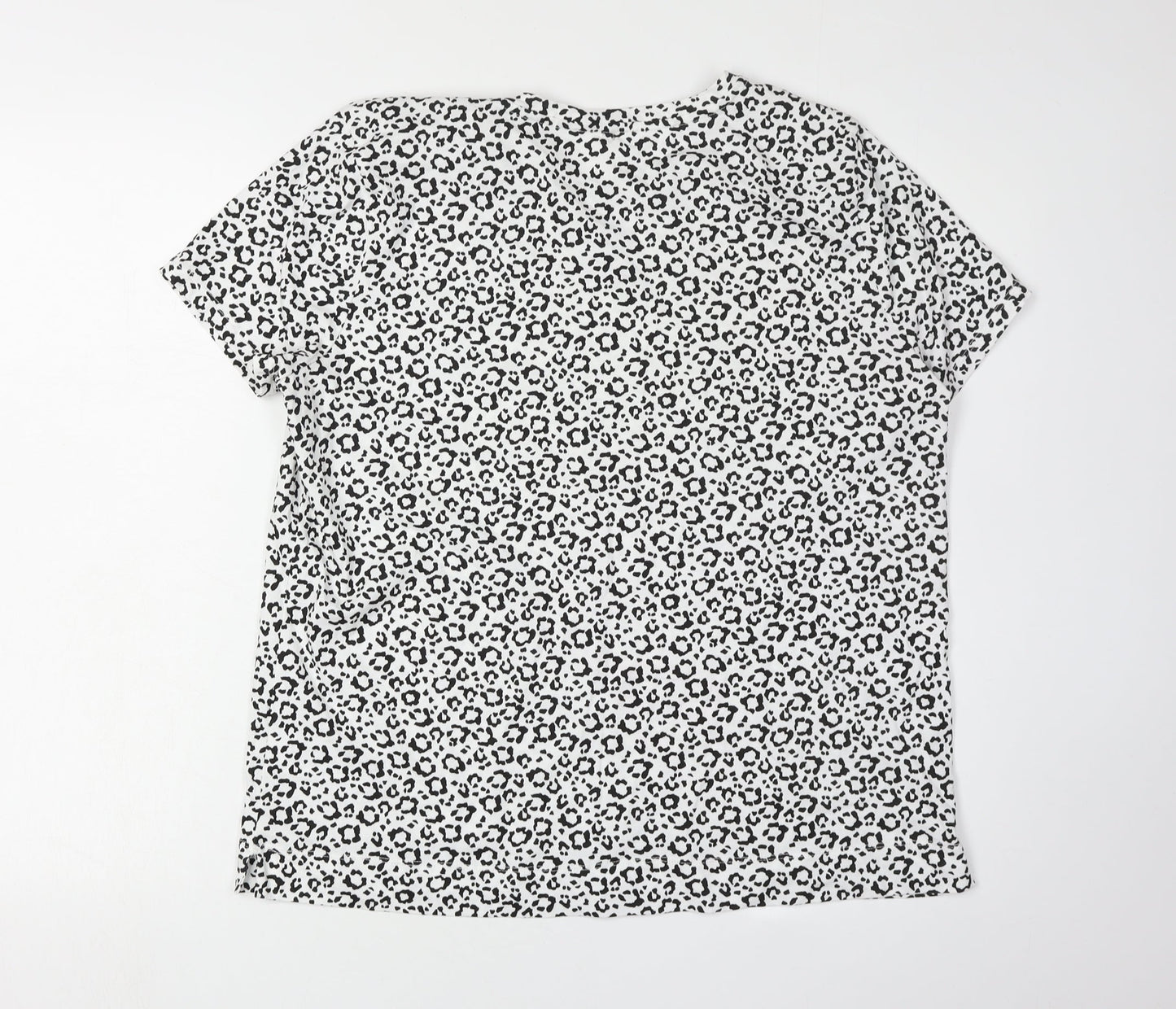 Womens UK Size L Hobbs Multicoloured Basic T-Shirt