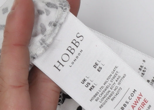 Womens UK Size L Hobbs Multicoloured Basic T-Shirt