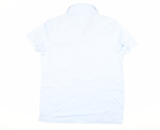 Banana Republic Men's Blue Cotton Polo Shirt L