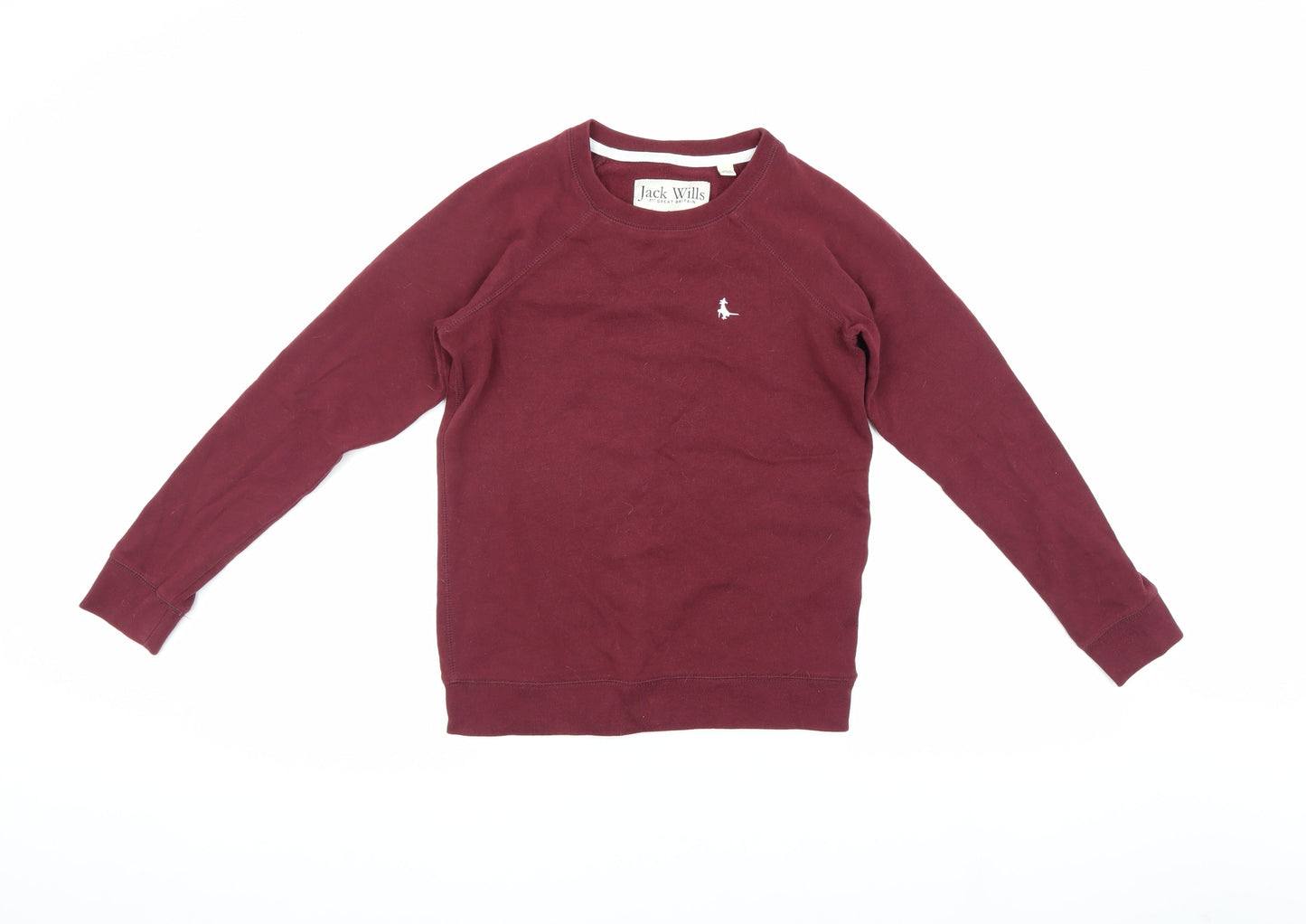Womens UK Size 8 Jack Wills Red Pullover Sweatshirt