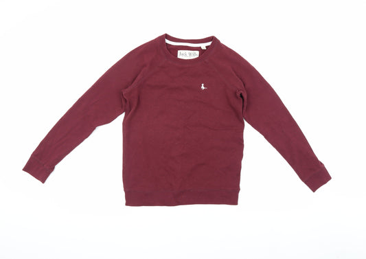 Womens UK Size 8 Jack Wills Red Pullover Sweatshirt