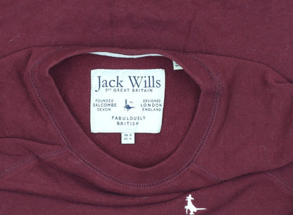 Womens UK Size 8 Jack Wills Red Pullover Sweatshirt