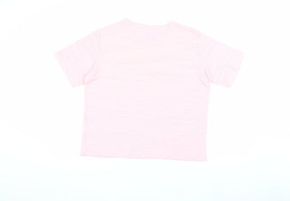 Honor Millburn Women's Pink Henley T-Shirt Size M