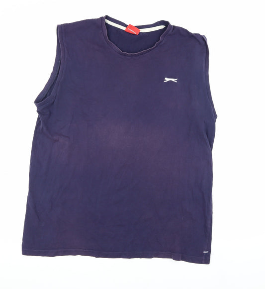 Slazenger Men's Blue 2XL Tank Top Pullover