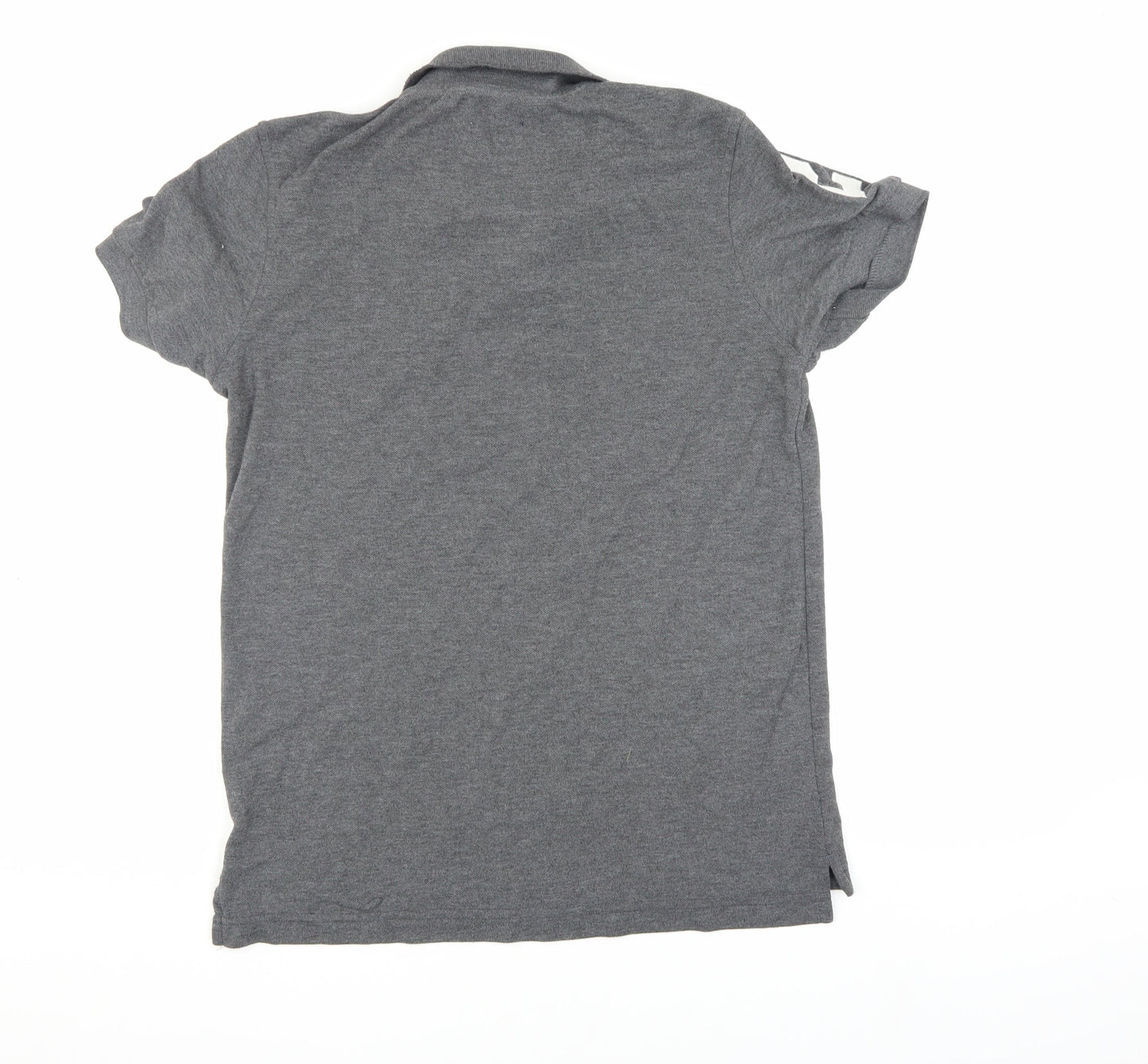 Voi Jeans Men's Grey Polo Shirt M Short Sleeve