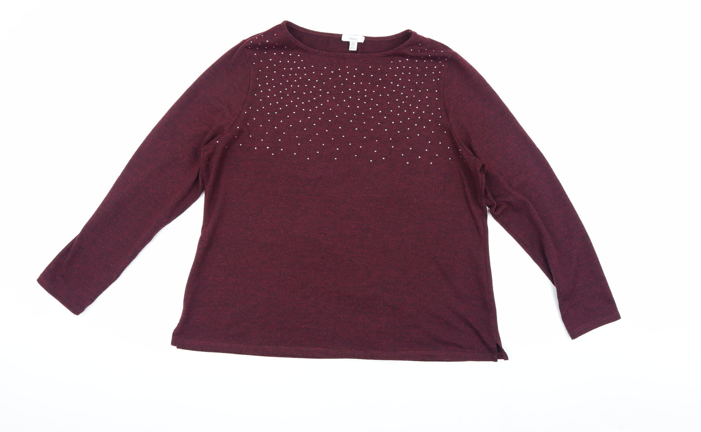 Womens UK Size 18 Spirit Red Pullover Jumper