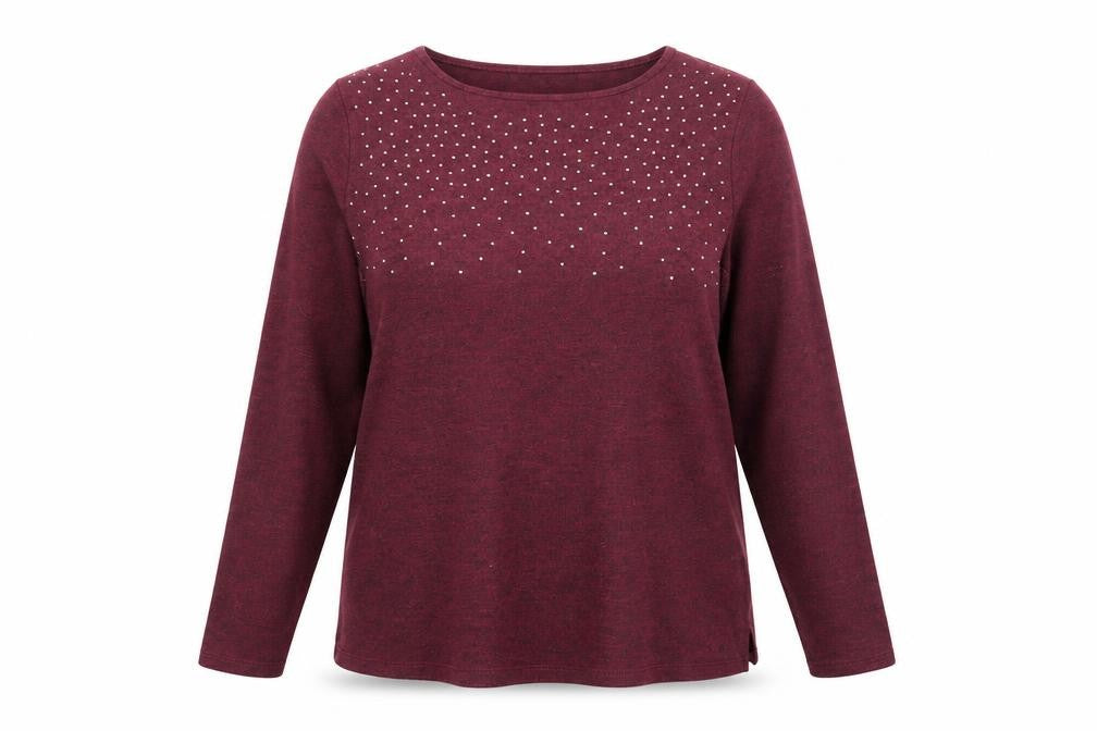 Womens UK Size 18 Spirit Red Pullover Jumper