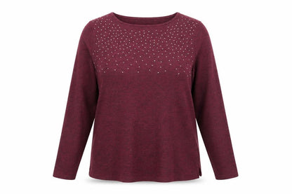 Womens UK Size 18 Spirit Red Pullover Jumper