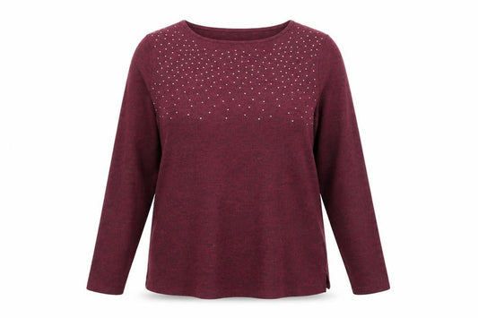 Womens UK Size 18 Spirit Red Pullover Jumper