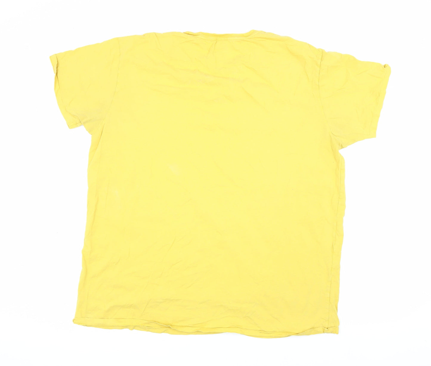 Mens UK Size XL Gap Yellow  T-Shirt