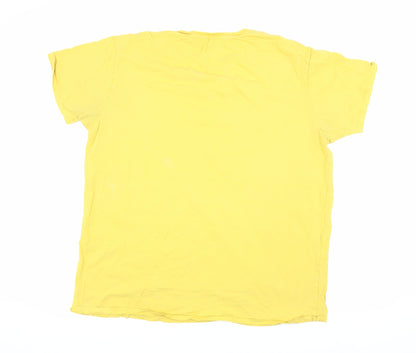 Mens UK Size XL Gap Yellow  T-Shirt
