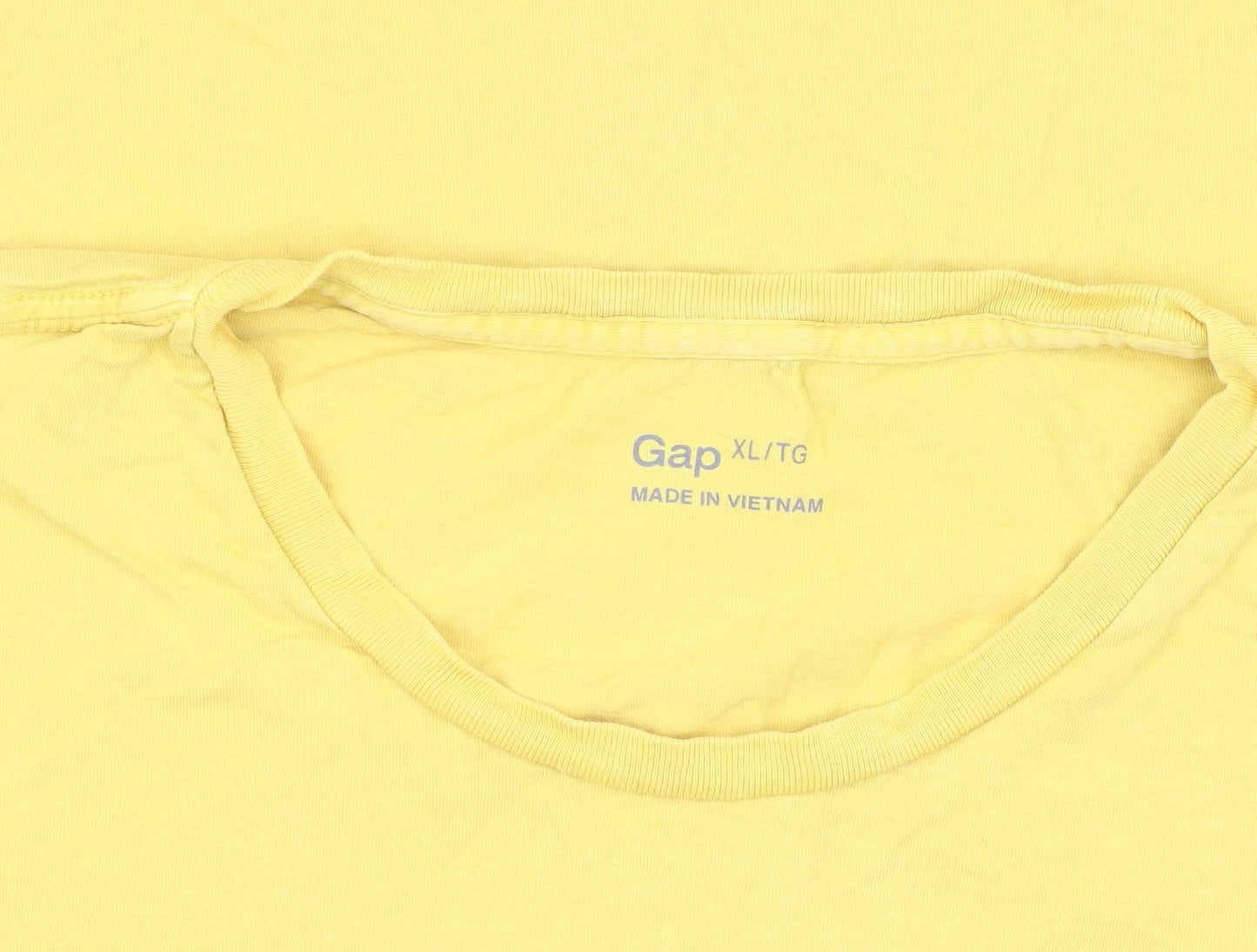 Mens UK Size XL Gap Yellow  T-Shirt
