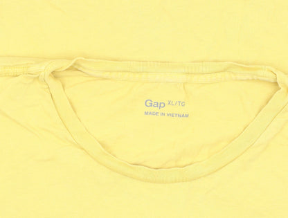 Mens UK Size XL Gap Yellow  T-Shirt