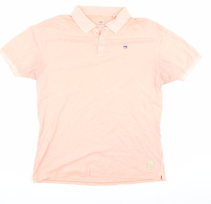 Scotch & Soda Men's Pink 2XL Polo Shirt