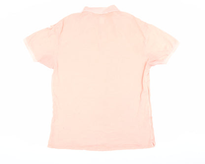 Scotch & Soda Men's Pink 2XL Polo Shirt