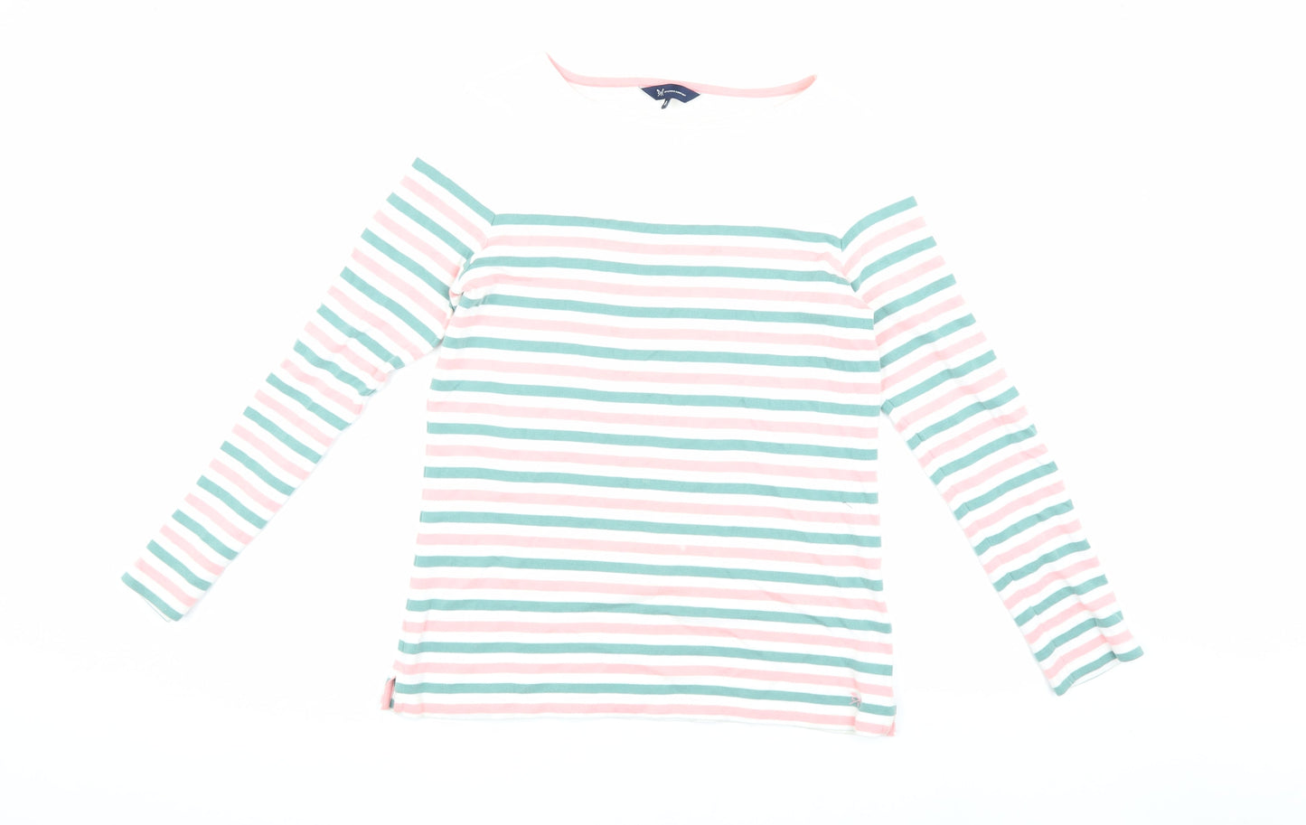 Womens UK Size 8 Crew Clothing Company Multicoloured Basic T-Shirt
