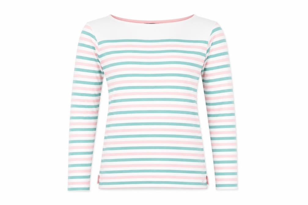 Crew Clothing Multicoloured Stripe T-Shirt Size 8