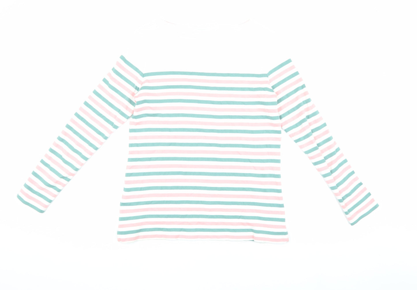 Womens UK Size 8 Crew Clothing Company Multicoloured Basic T-Shirt