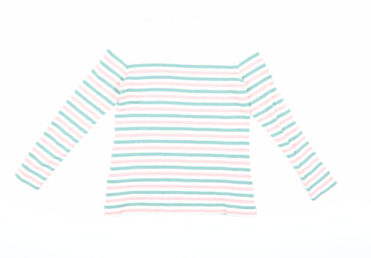 Womens UK Size 8 Crew Clothing Company Multicoloured Basic T-Shirt