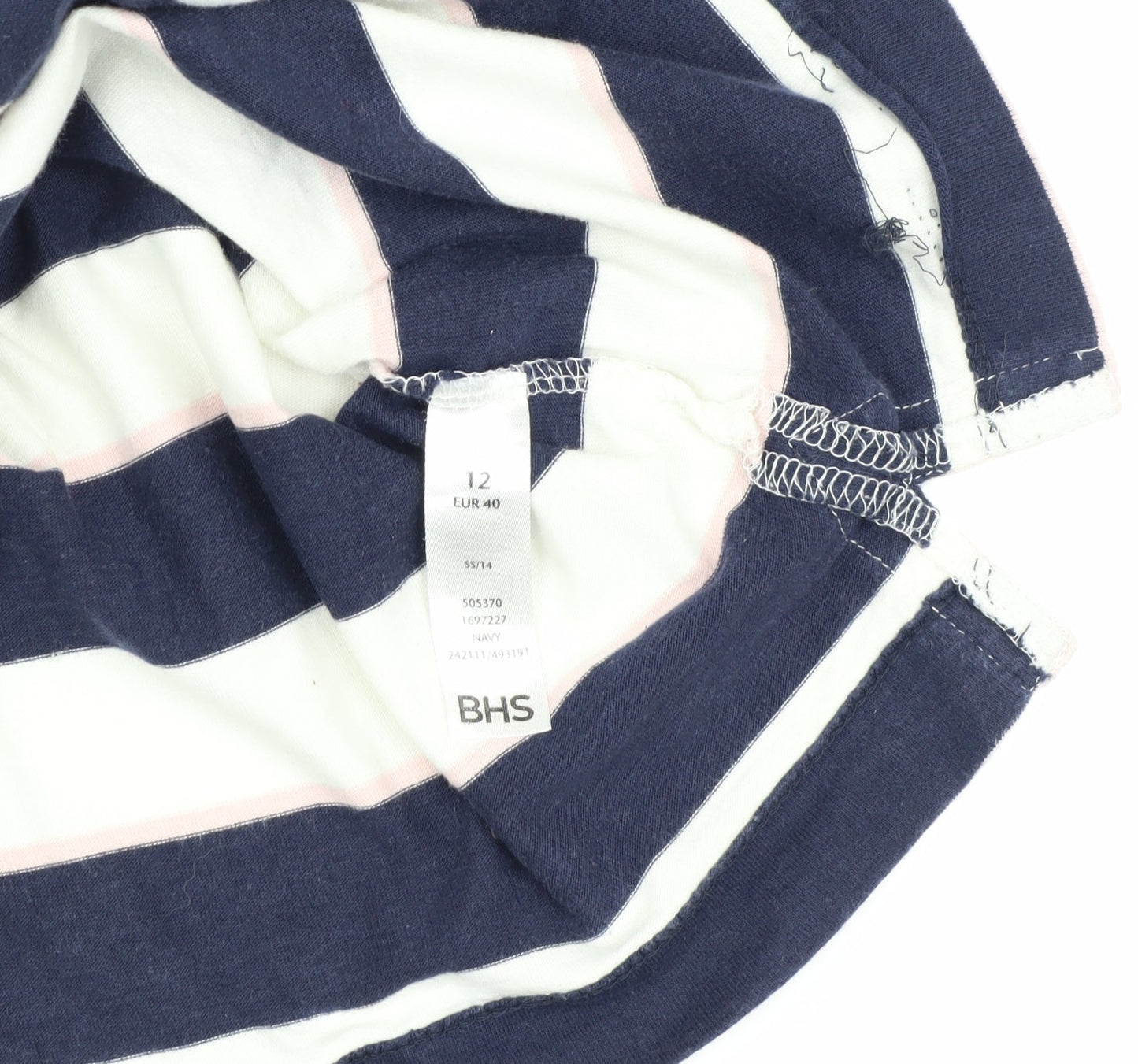 Womens UK Size 12 BHS Multicoloured  Polo