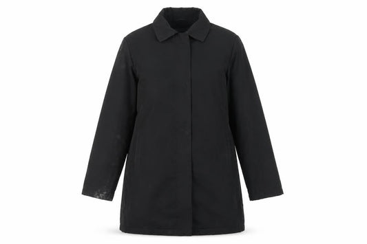 Ellie Lou Ise Women's Black Overcoat Size S
