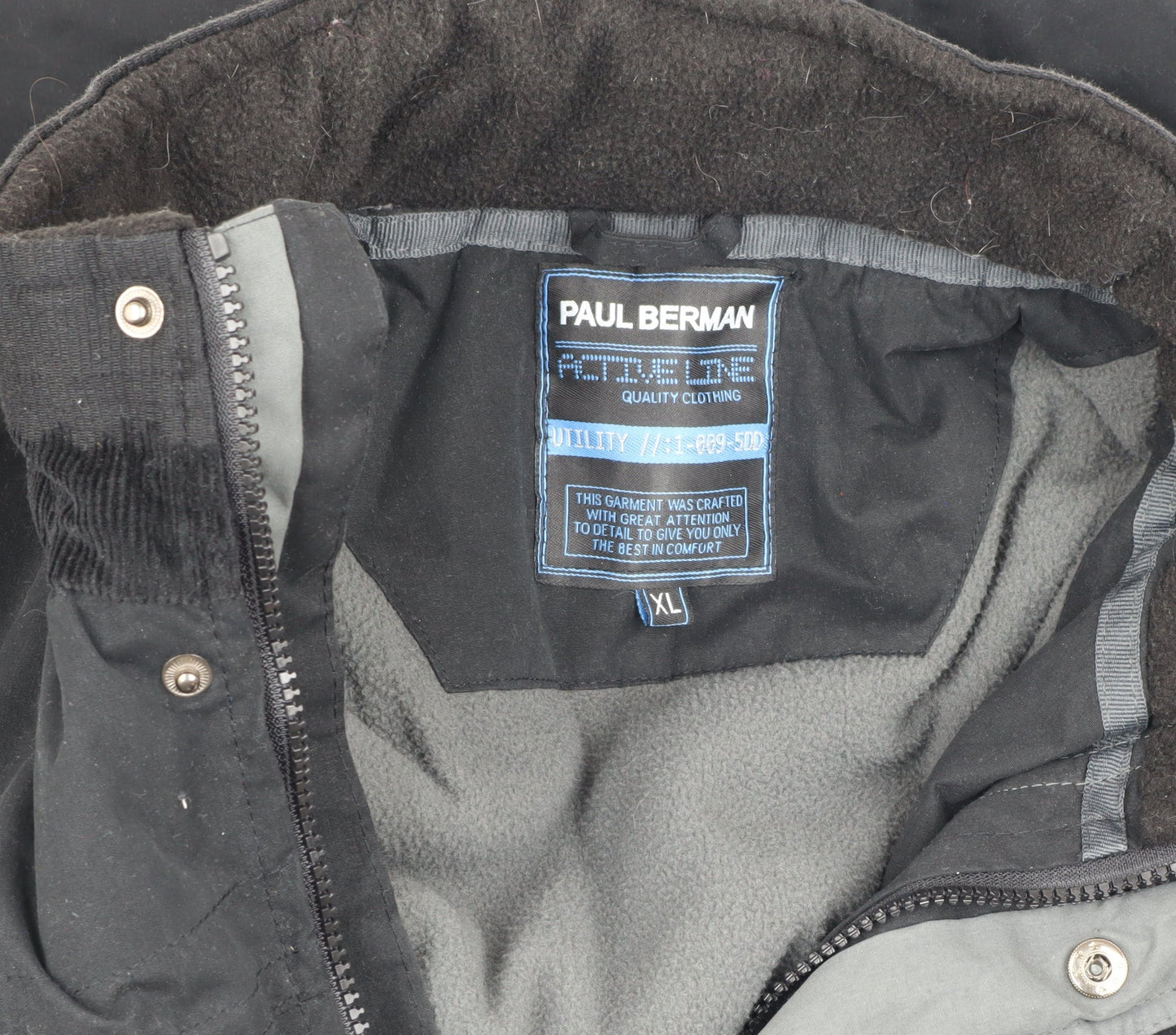 Mens UK Size XL Paul Berman Black