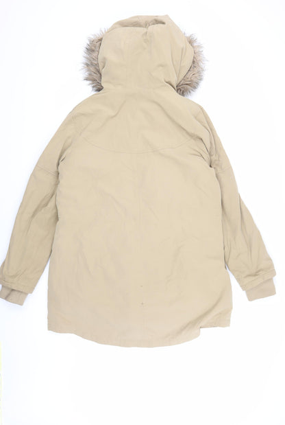 Womens UK Size L Oasis Beige Parka Coat