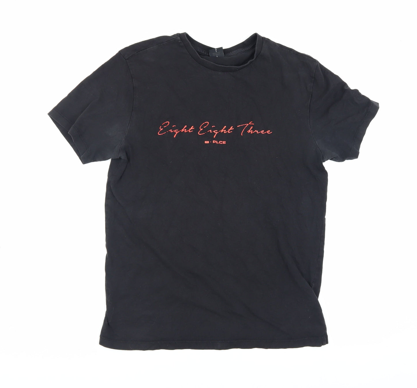 883police Men's Black M T-Shirt in Cotton