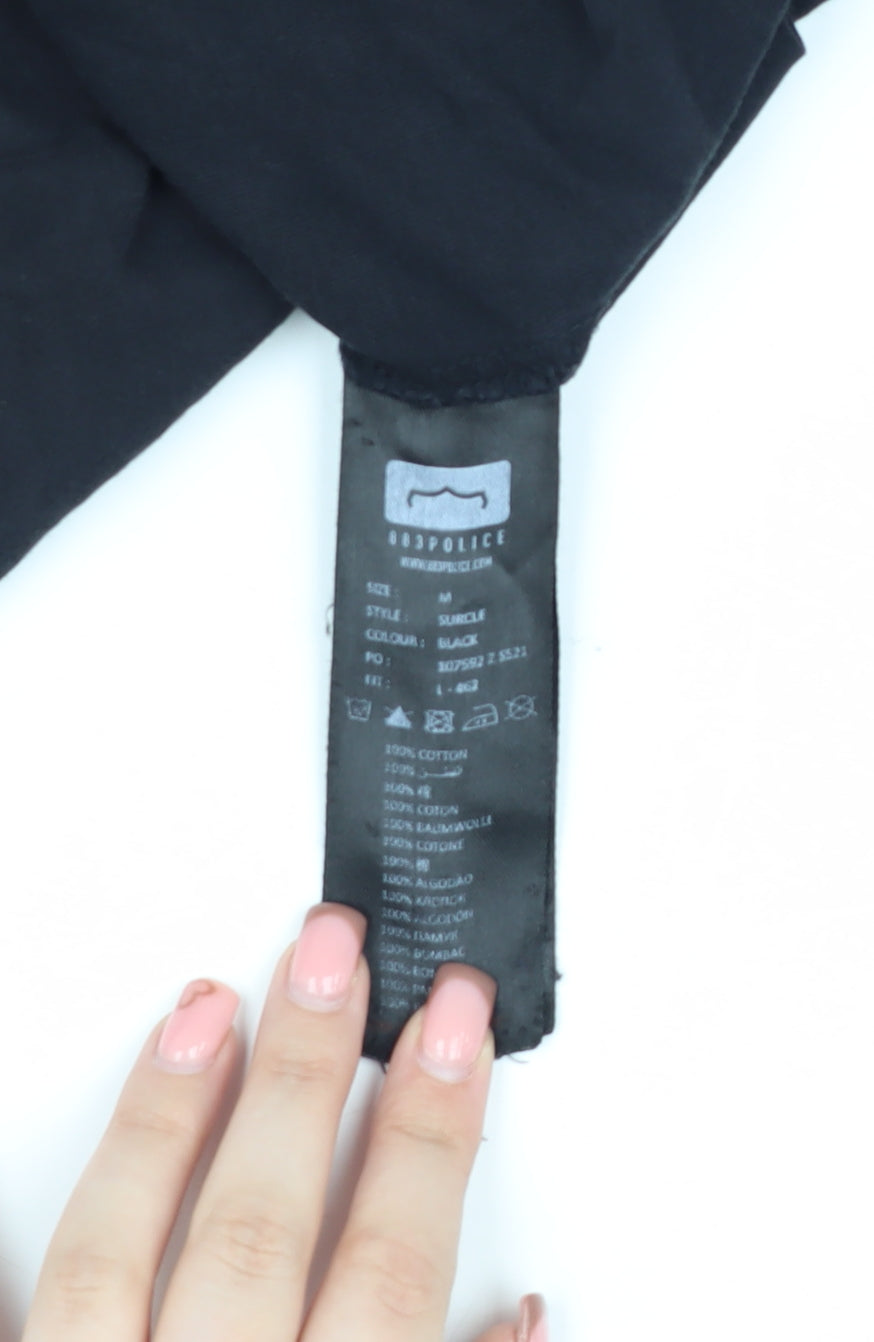883police Men's Black M T-Shirt in Cotton