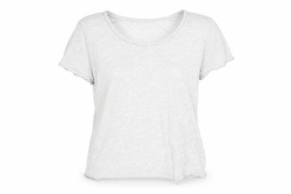 Womens UK Size XS H&M Grey Basic T-Shirt