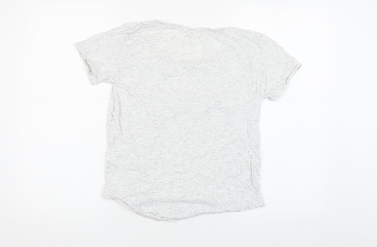 Womens UK Size XS H&M Grey Basic T-Shirt