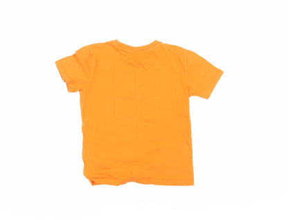 Next Boys Orange Camouflage Graphic Print T-Shirt, 6 Years