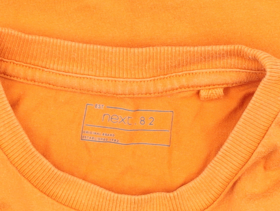 Next Boys Orange Camouflage Graphic Print T-Shirt, 6 Years