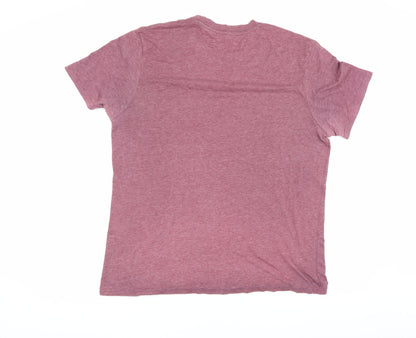 River Island Men's Red L Graphic City T-Shirt