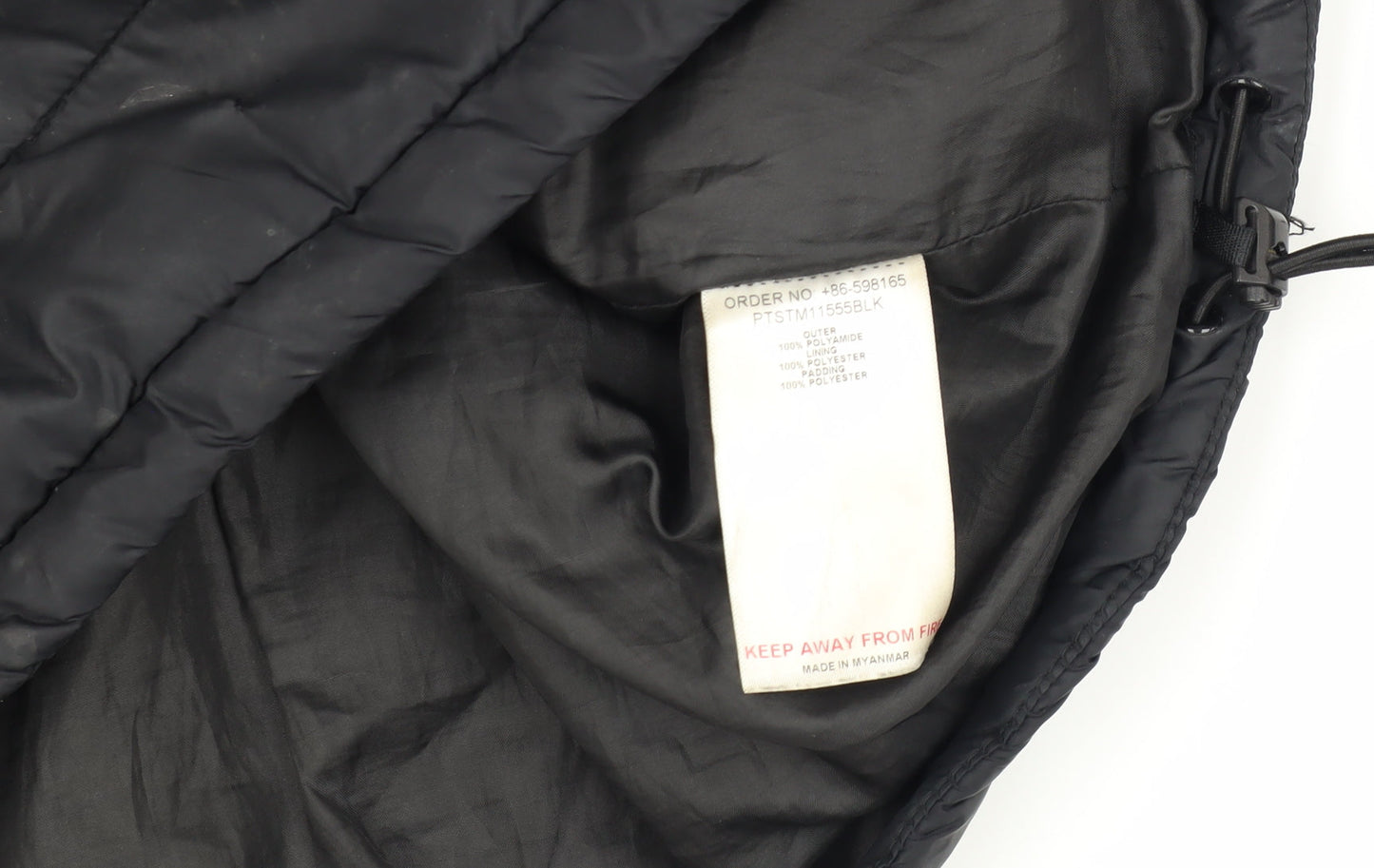 Mens UK Size XS Peter Storm Black Puffer Jacket