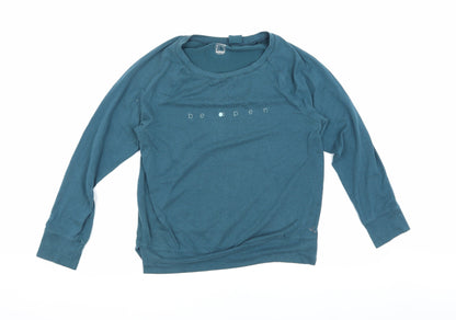 Decathlon Women's Blue Pullover Long Sleeve Top, S