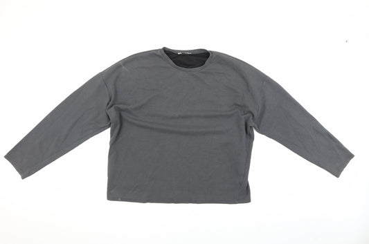 Zara Men's Grey XL Pullover Sweatshirt