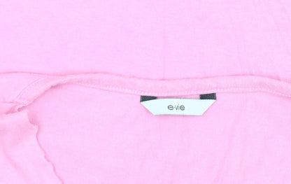 Womens UK Size 1820 E-vie Pink Wrap T-Shirt