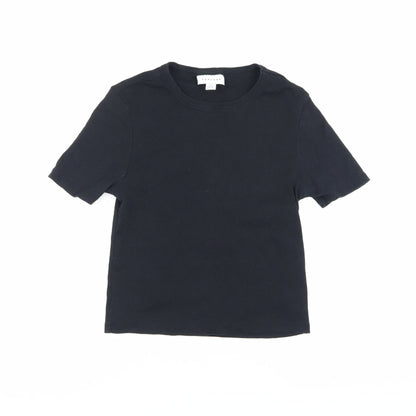 Womens UK Size S Topshop Black  T-Shirt
