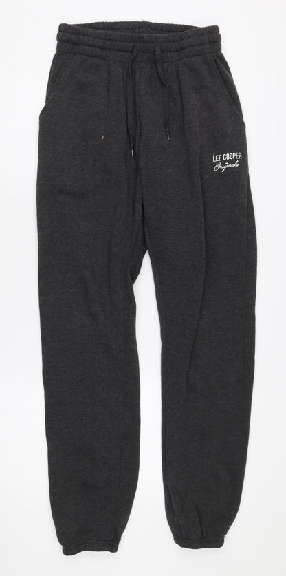 Lee Cooper Men's Black Jogger Trousers M