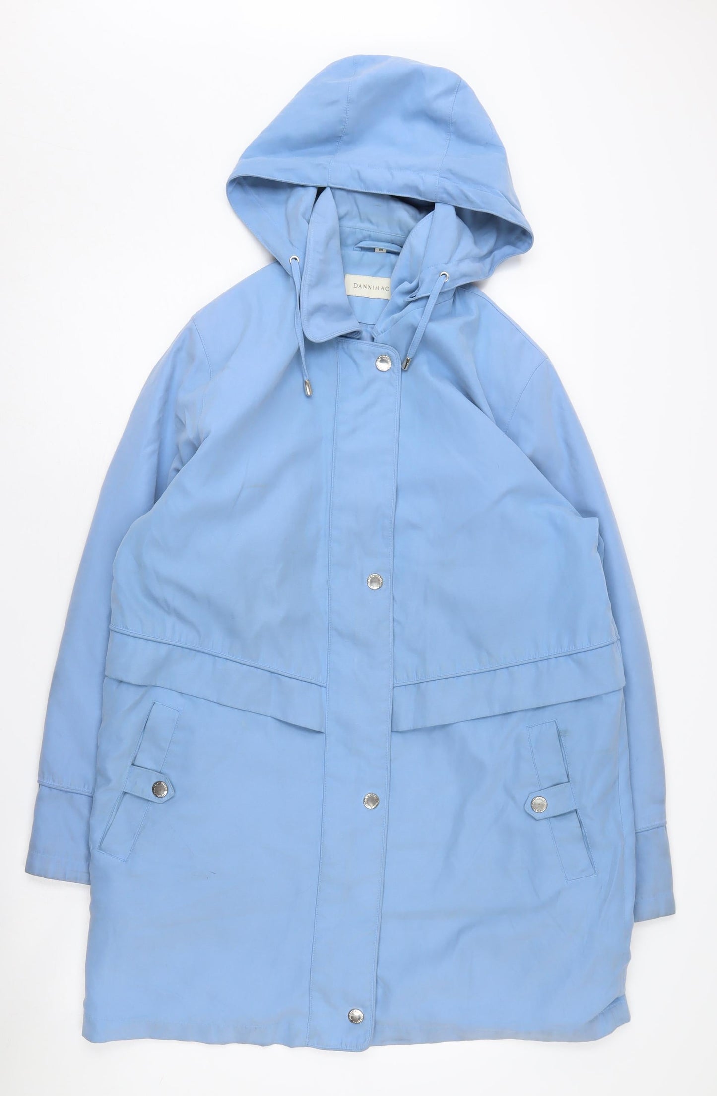 Womens UK Size M Dannimac Blue Parka Coat