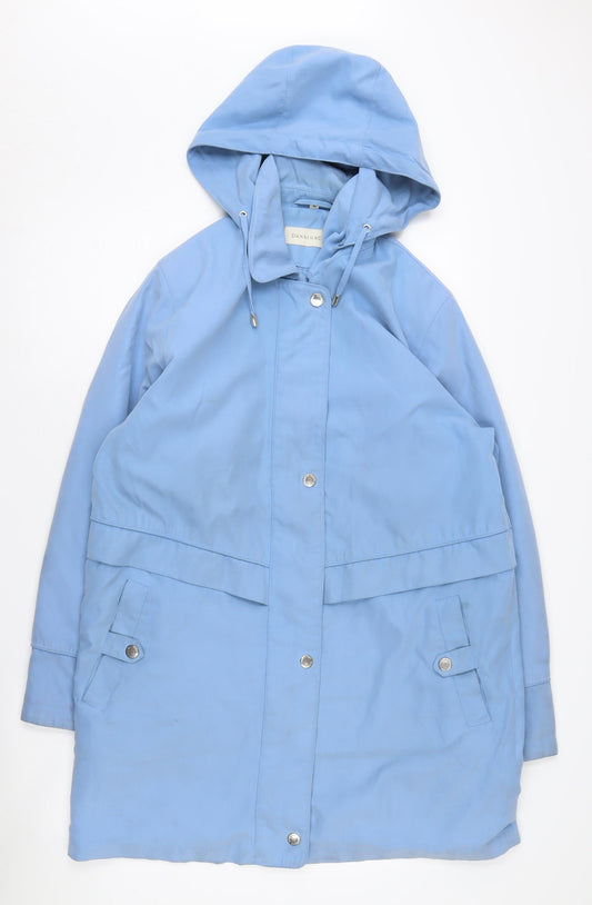 Womens UK Size M Dannimac Blue Parka Coat