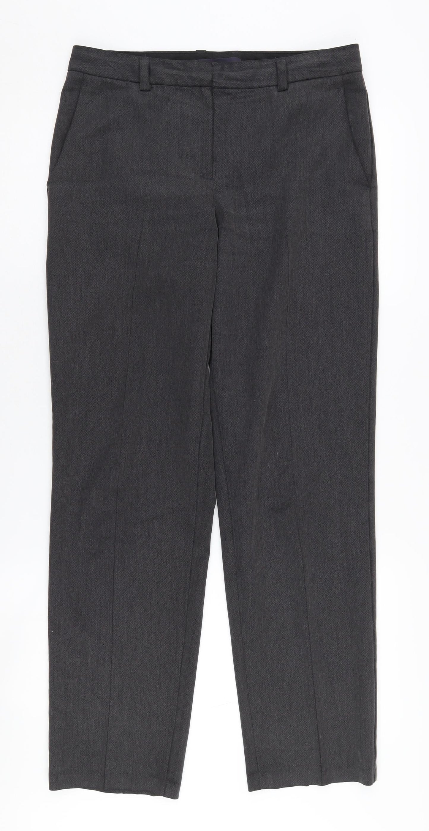 Womens UK Size 10 Marks and Spencer Regular Fit Workwear Black Trousers