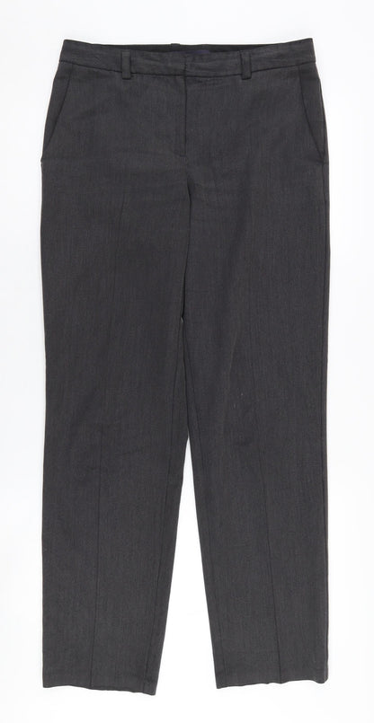 Womens UK Size 10 Marks and Spencer Regular Fit Workwear Black Trousers
