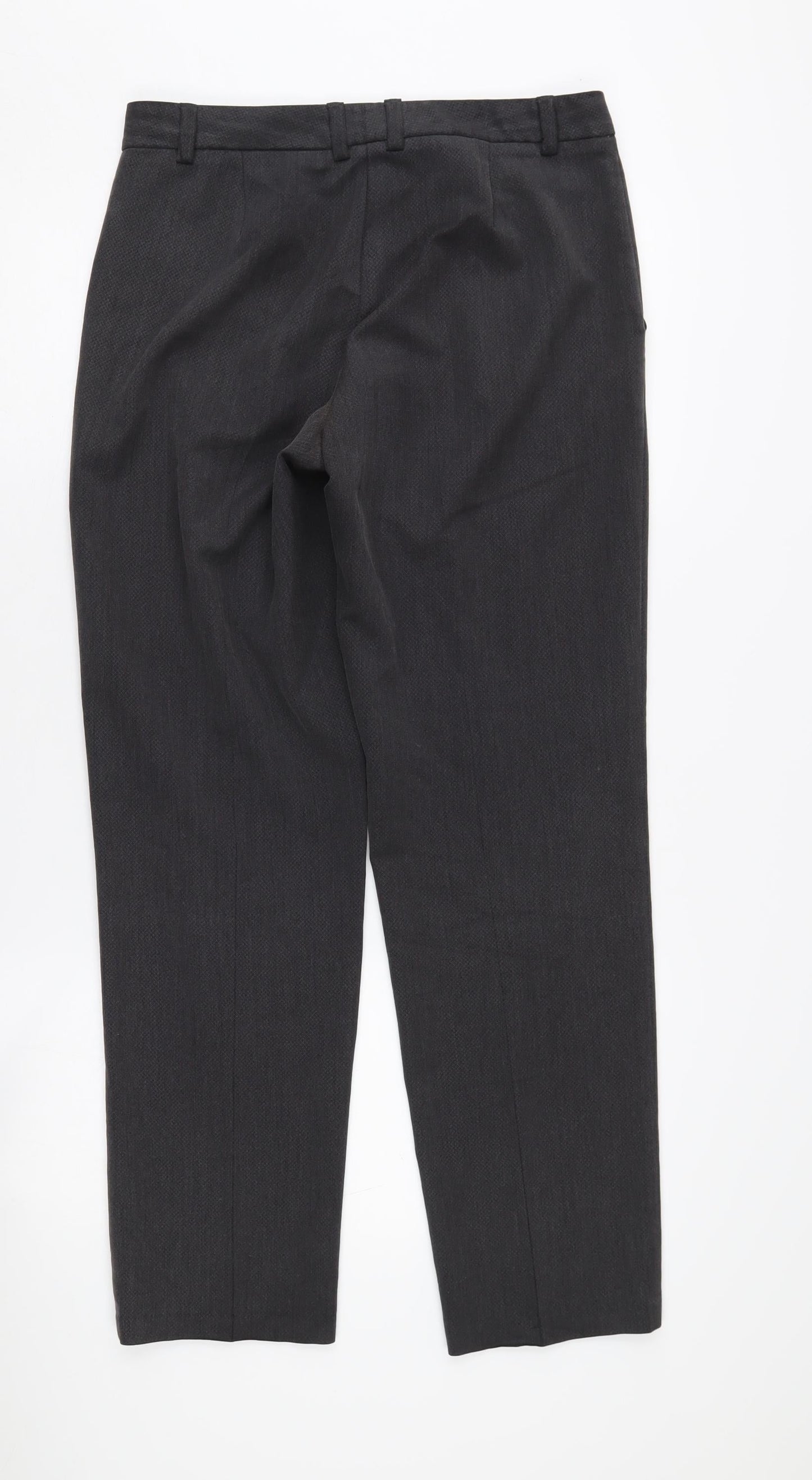 Womens UK Size 10 Marks and Spencer Regular Fit Workwear Black Trousers
